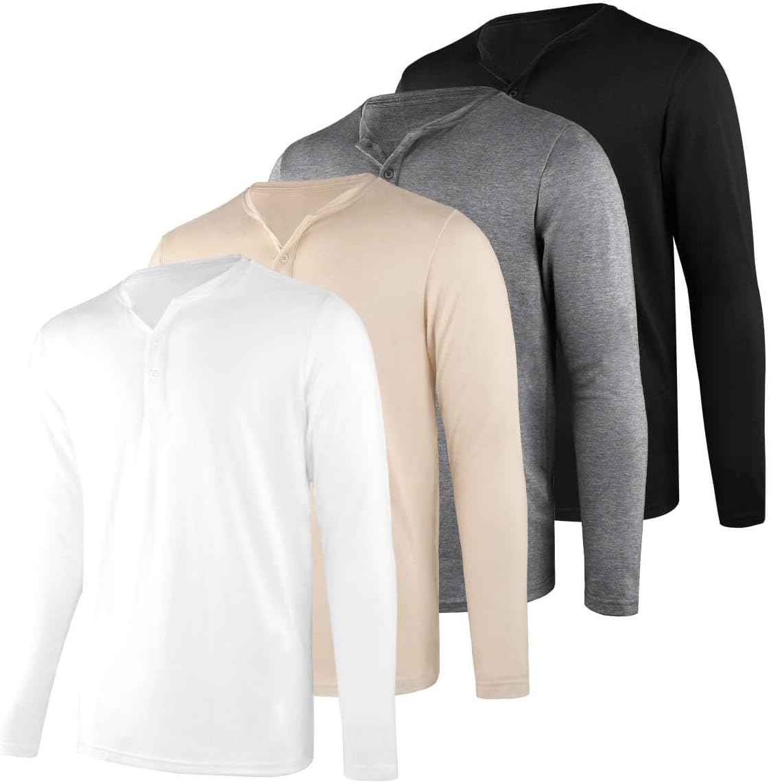 Detalle de Liloak Henley T Shirt multipack 3 pack