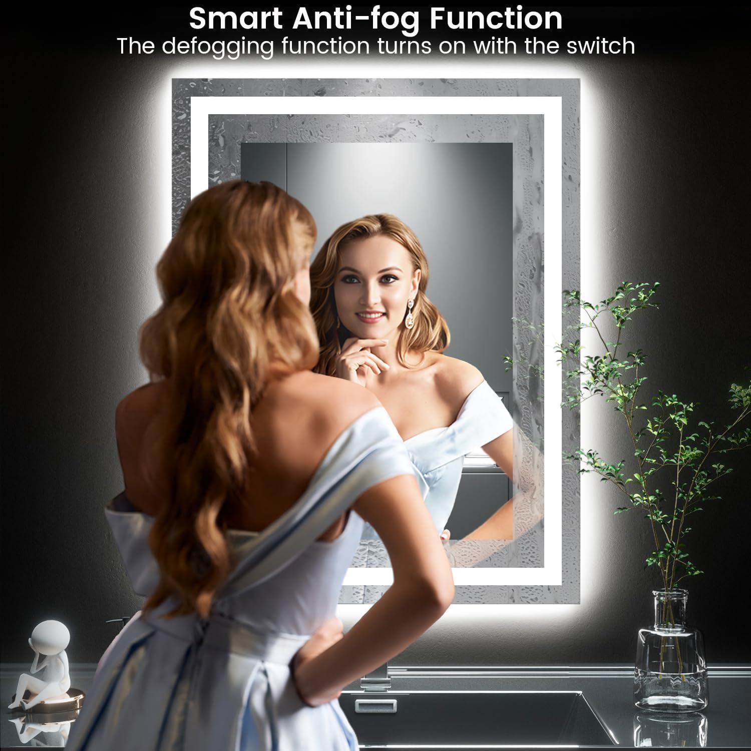 Thumbnail 5 de 24X30 LED Bathroom Mirror with Lights