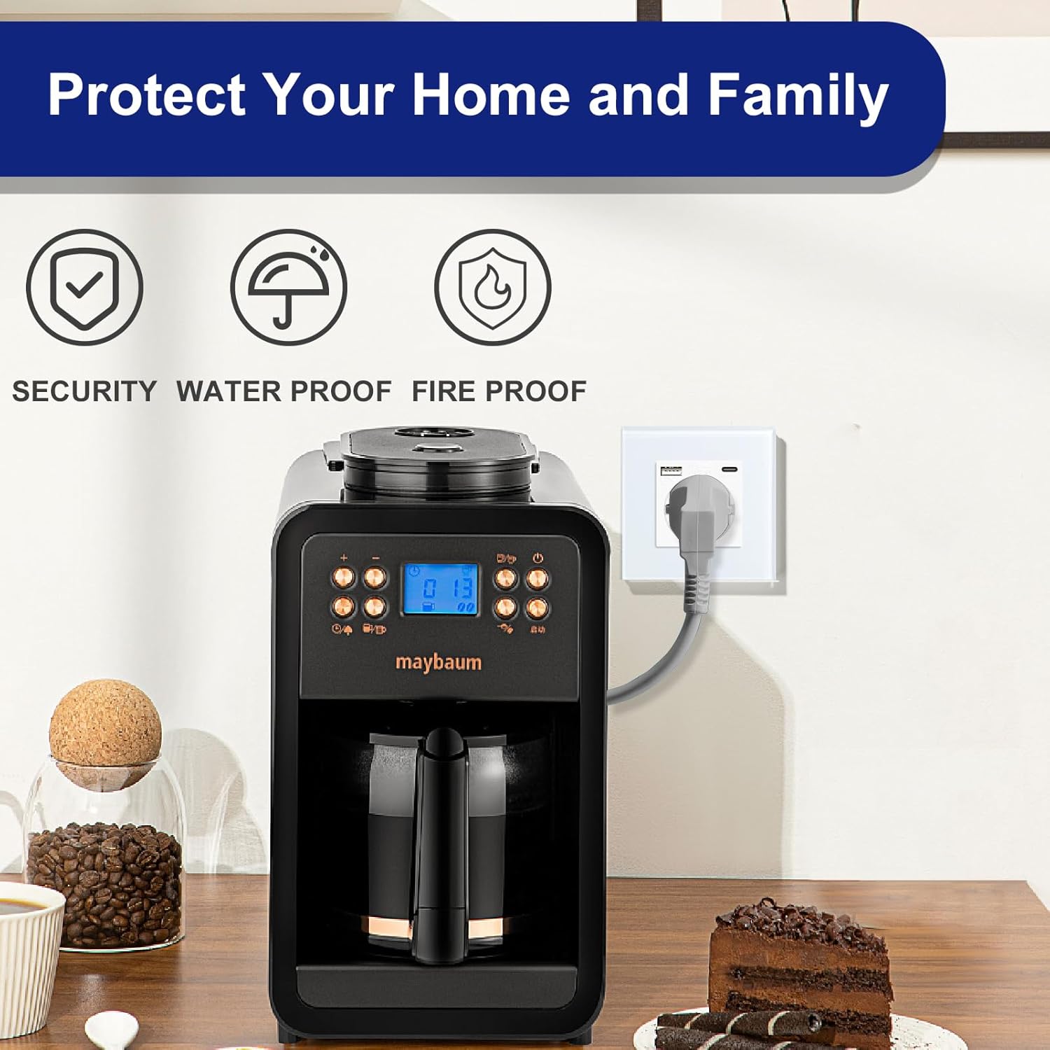 Thumbnail 1 de BSEED Enchufe de Pared con USB y Tipo C ⚡ Blanco