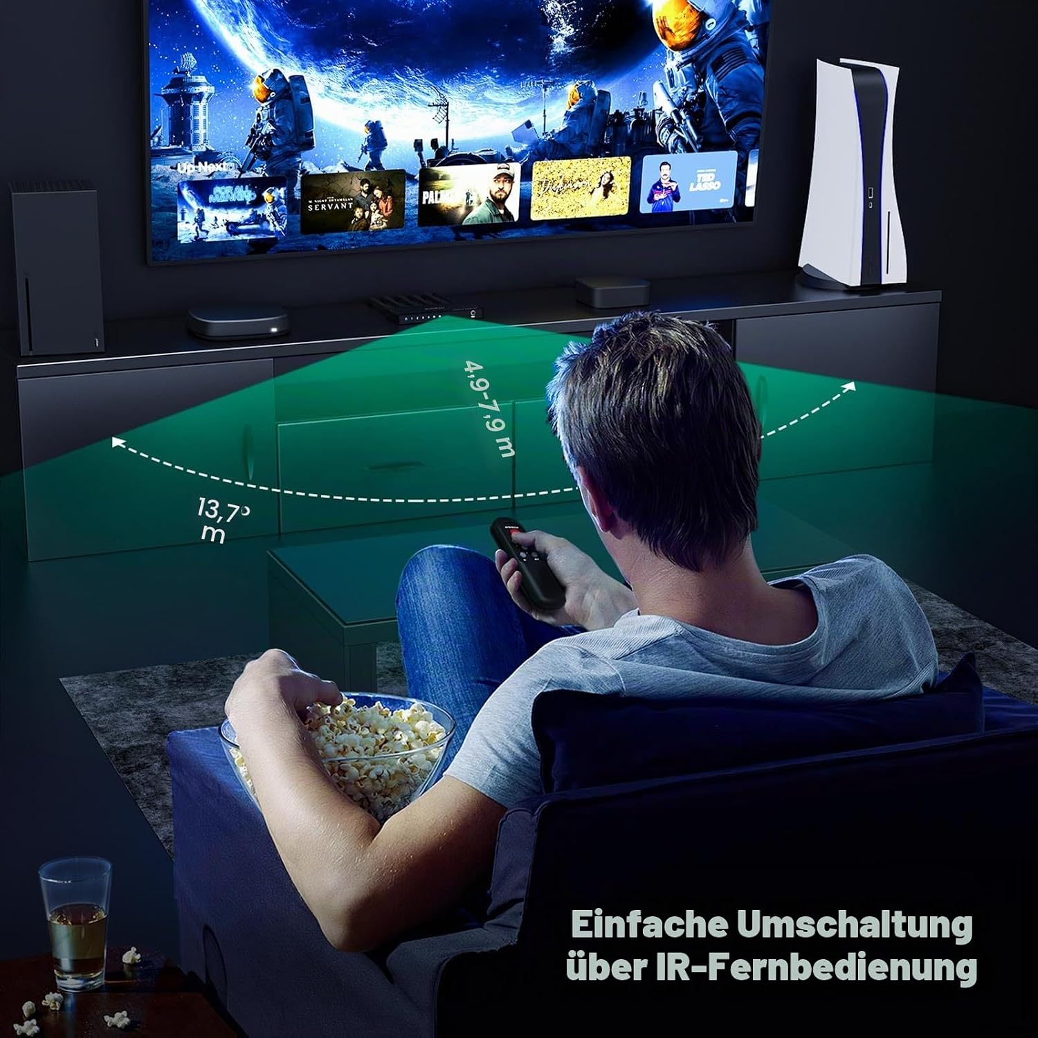Detalle 2 de AVIDGRAM HDMI 2.0 Umschalter 4x1 4K 60Hz