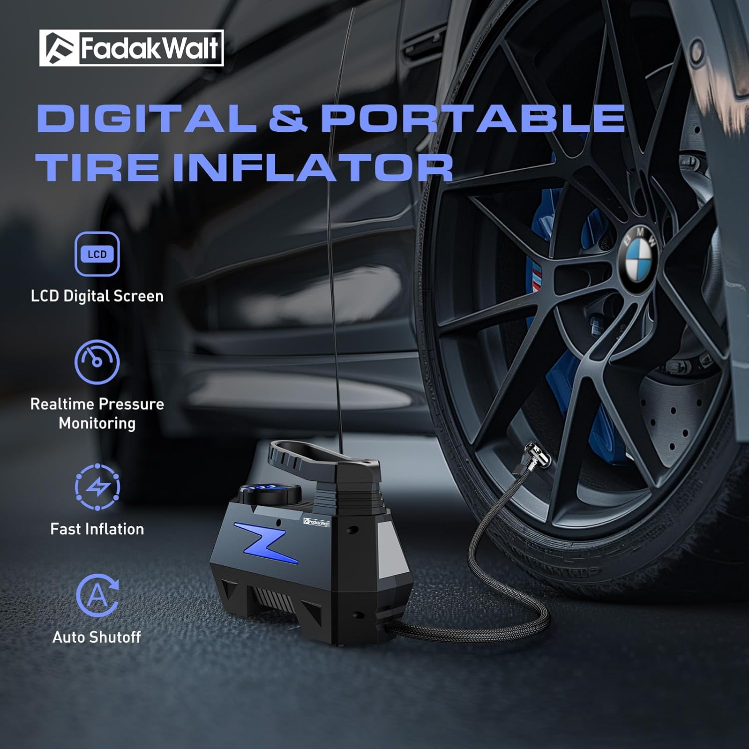 Thumbnail 1 de FADAKWALT Tire Inflator 150 PSI