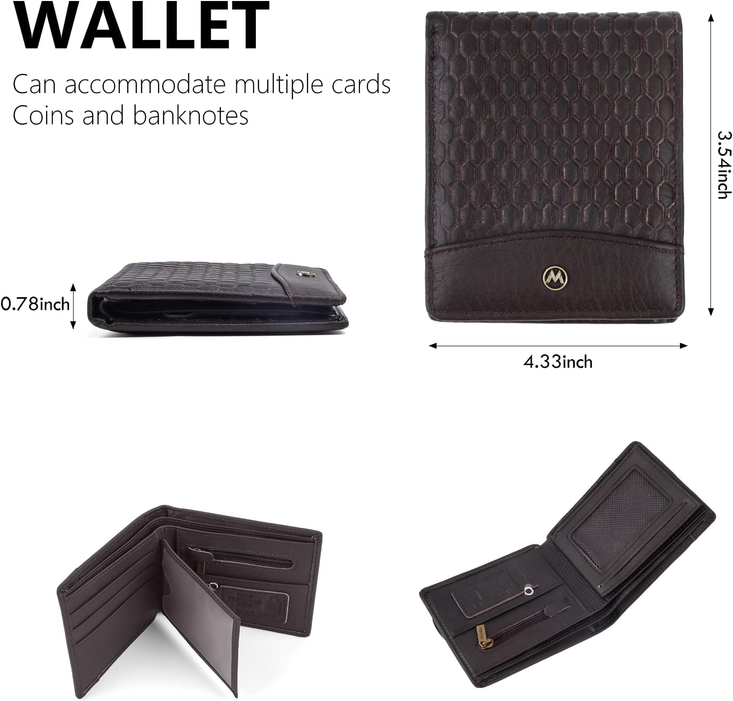 Detalle 2 de Geila Cartera minimalista RFID