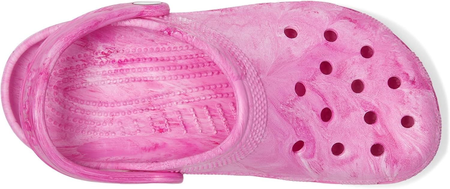 Thumbnail 1 de Crocs Unisexe Enfant Classic Watercolor Marbled Clog K – sabots rose jaspé