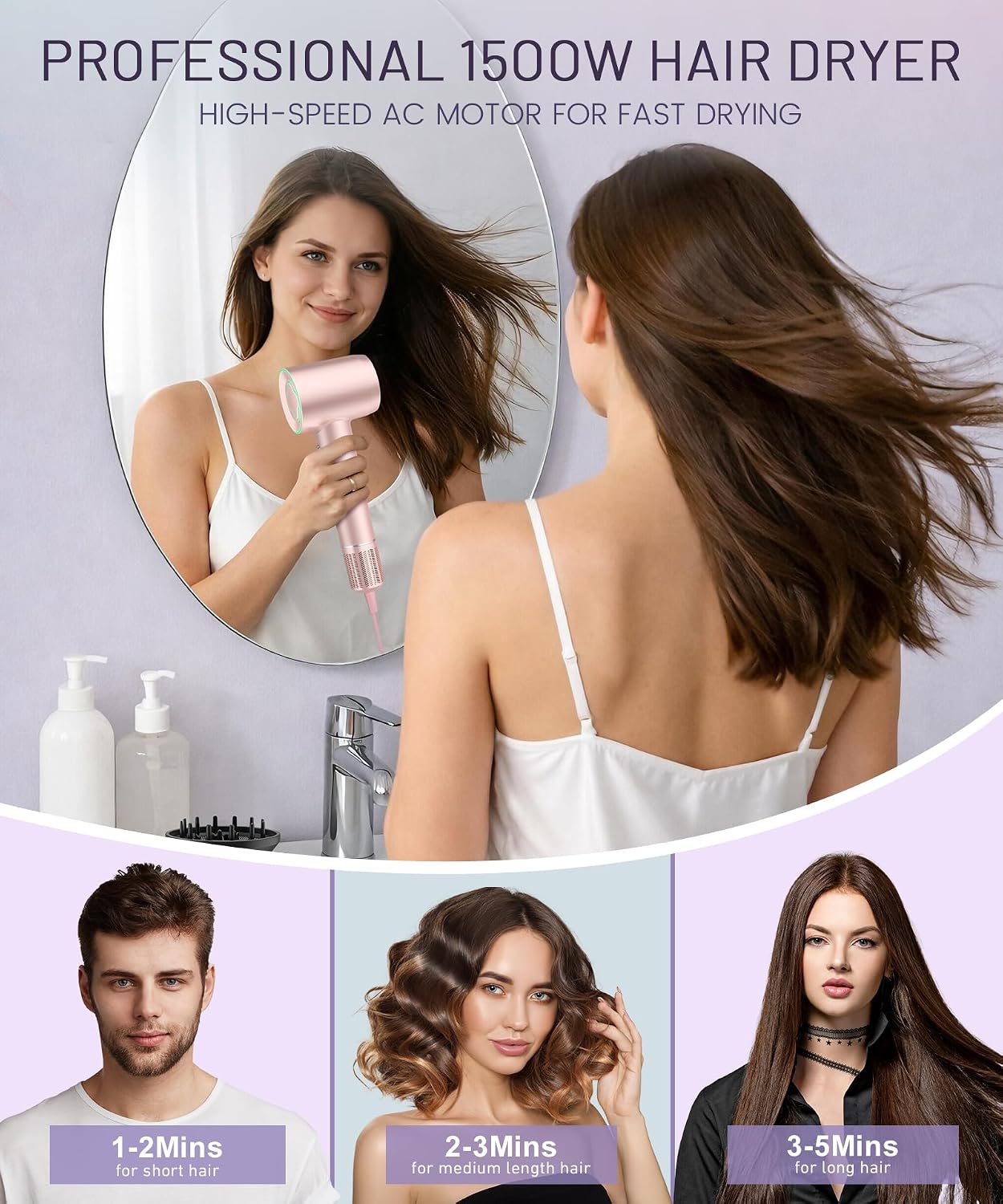 Thumbnail 4 de Cosy Companions High-Speed Ionic Hair Dryer 150000RPM 📯