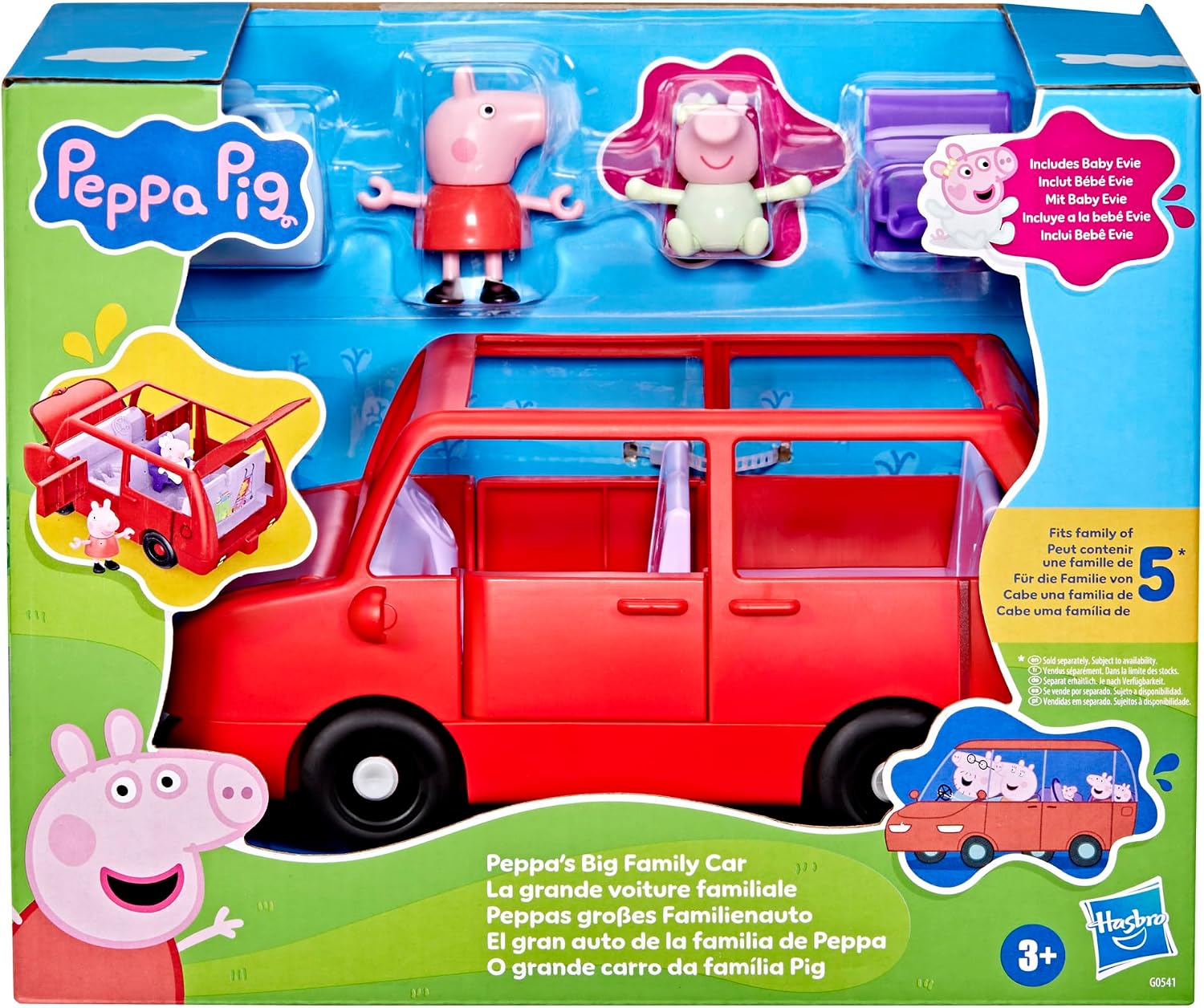 Detalle de Peppa Pig Peppa's Big Family Car Playset