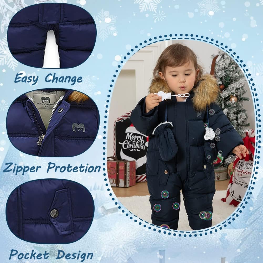 Detalle de XIFAMNIY Baby Snowsuit Cotton-Polyester