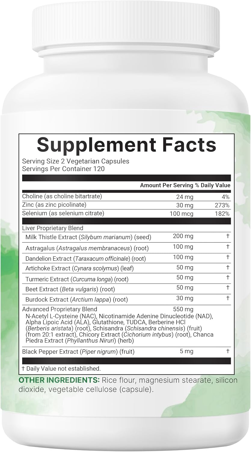 Detalle de Micro Ingredients Liver Supplement 240 Capsules