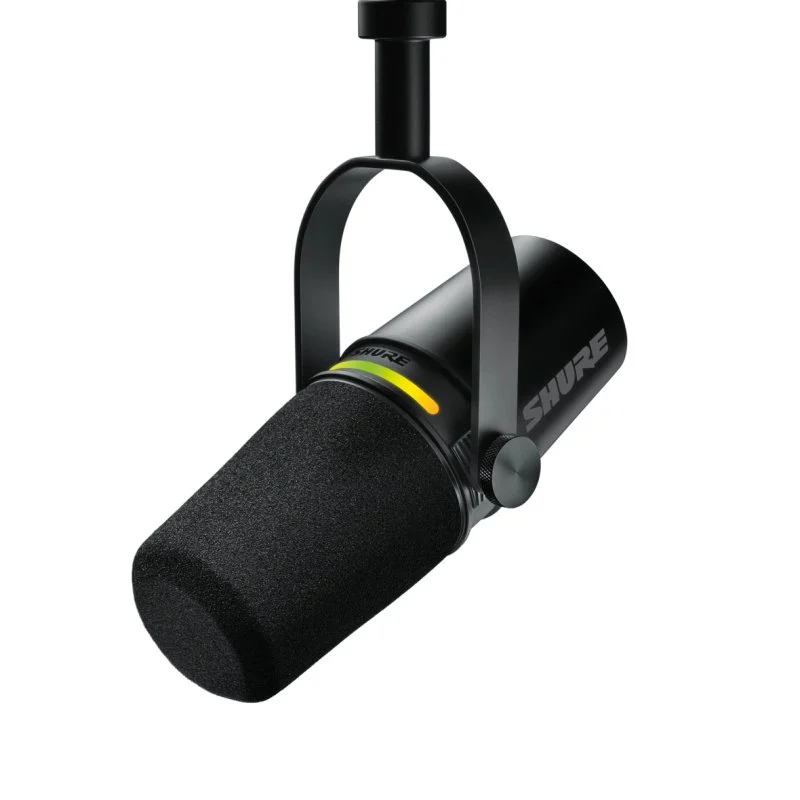 Detalle de Shure MV7+ micrófono dinámico podcast 1 mic