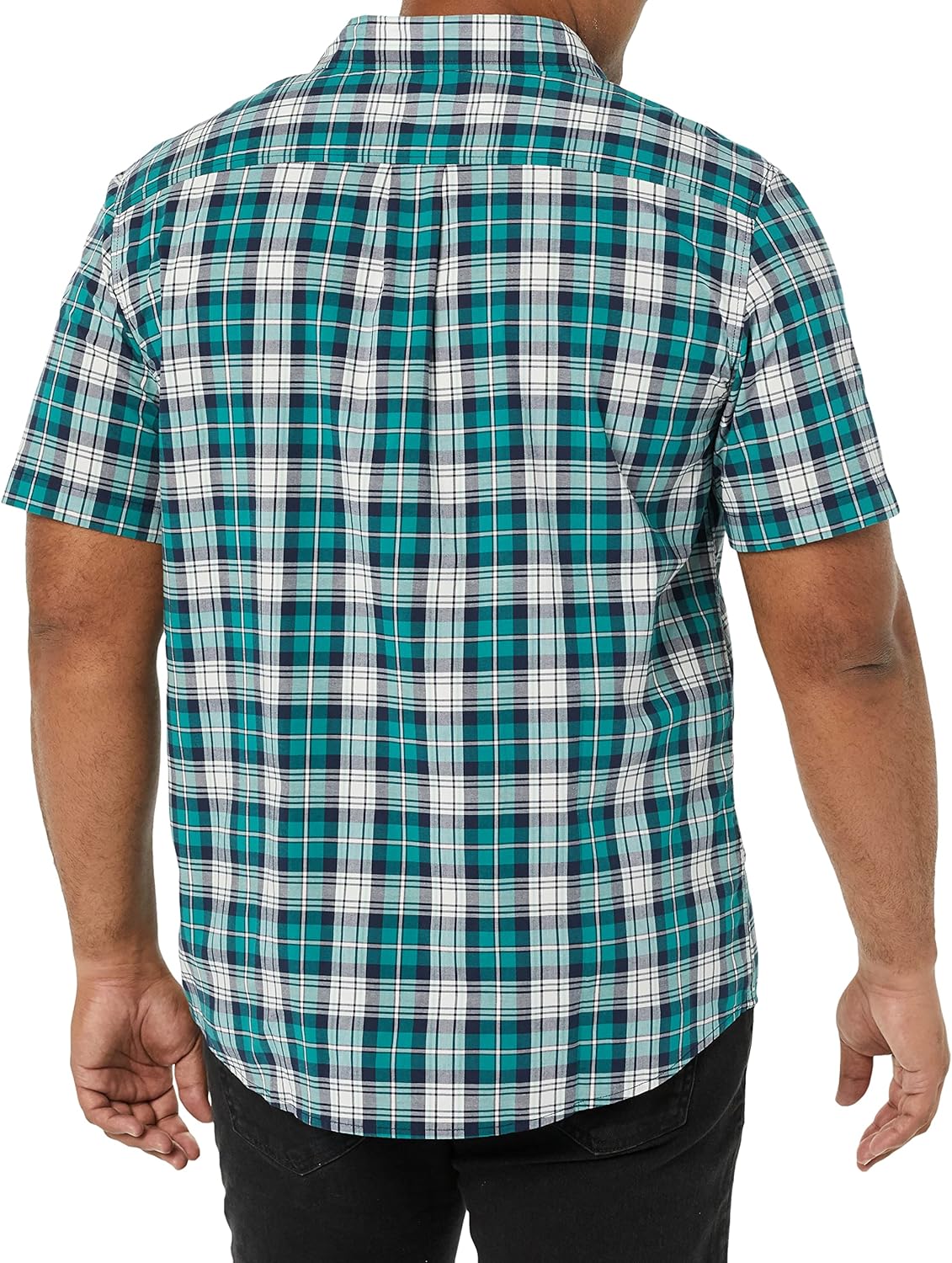Thumbnail 1 de Amazon Essentials men’s short-sleeve stretch poplin shirt (Big & Tall)