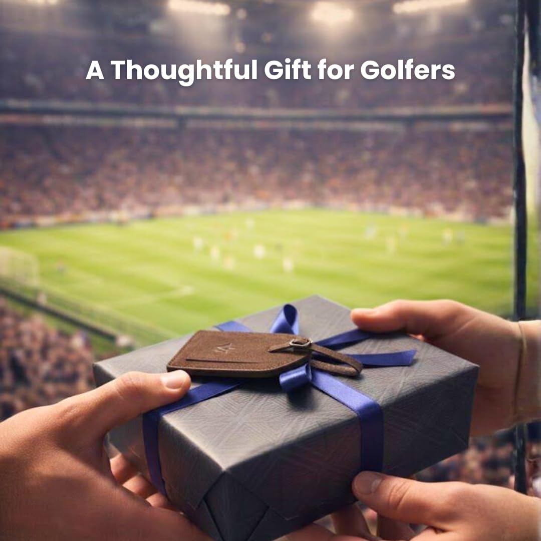 Thumbnail 6 de WASAMA Genuine Leather Golf Score Card and Tee Holder Gift Set