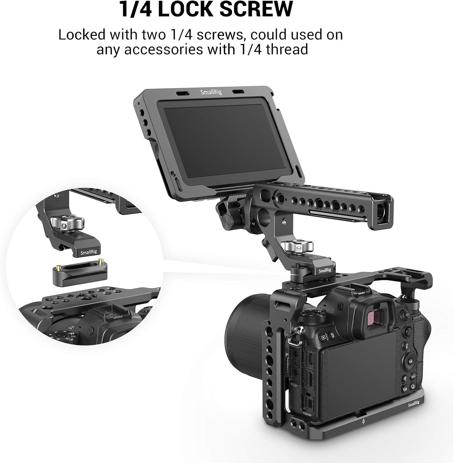 Thumbnail 1 de SMALLRIG NATO Rail 46 mm 1409 con fissaggio rapido per DSLR camera rig