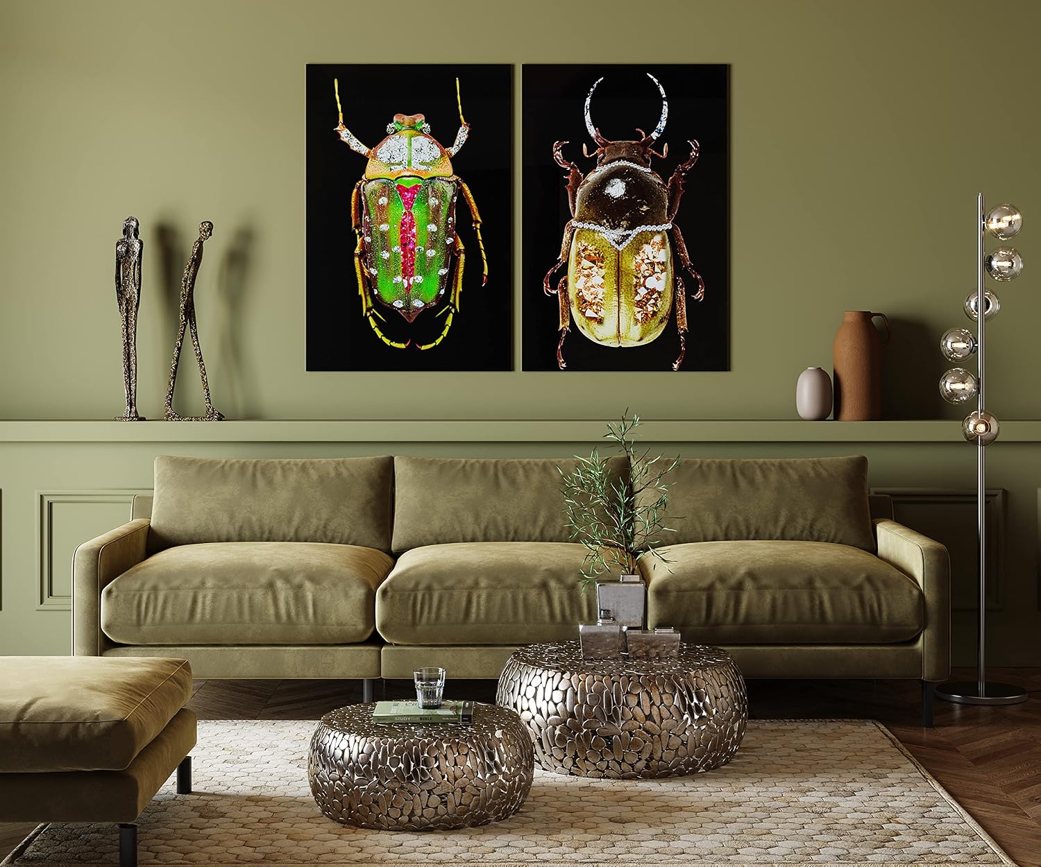 Detalle 2 de Kare Design Art Man Bronce - Figura Decorativa para Sala 🗿