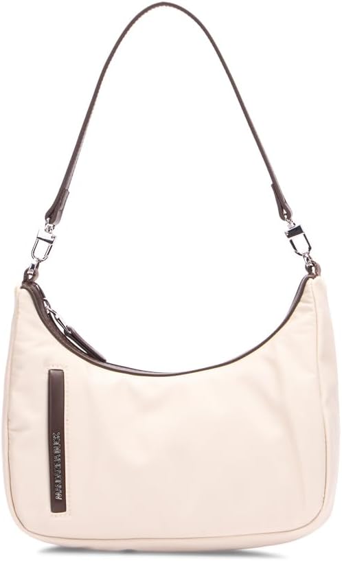 Detalle de Mandarina Duck Hunter Crossover, Hunter — Mini crossbody en nylon brillant avec double bretelle amovible