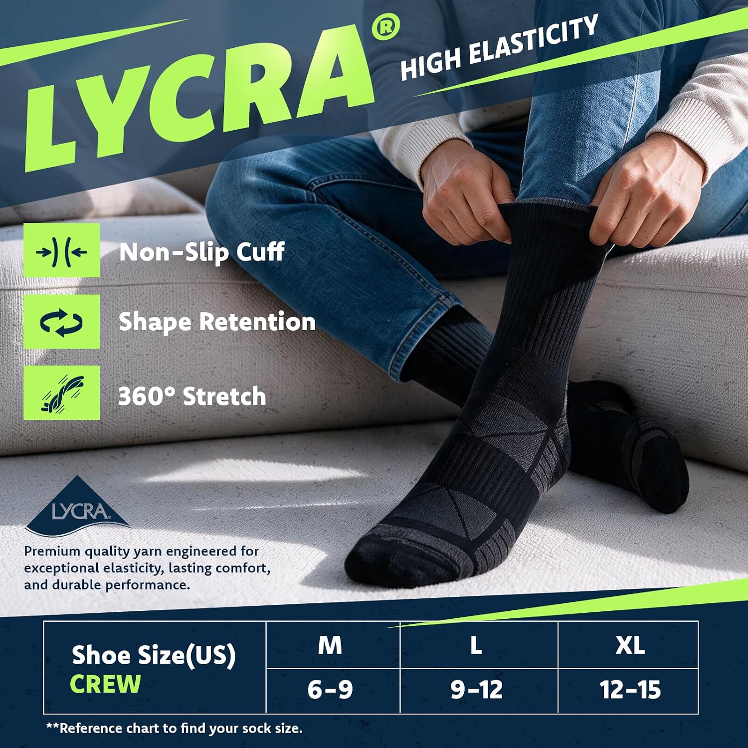 Detalle 2 de Salilas Crew Socks, Bamboo Viscose