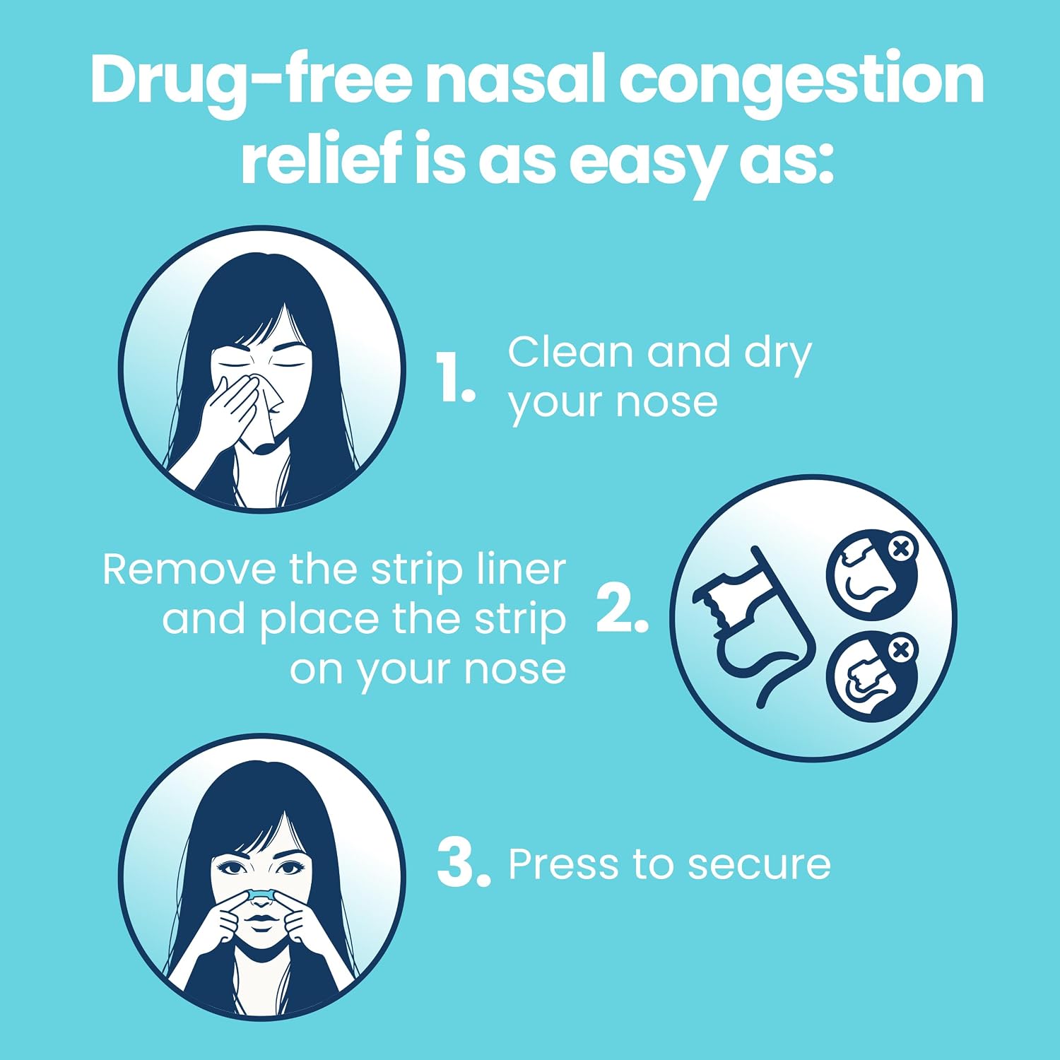Thumbnail 3 de Breathe Right Clear Large Nasal Strips – 10 Pieces