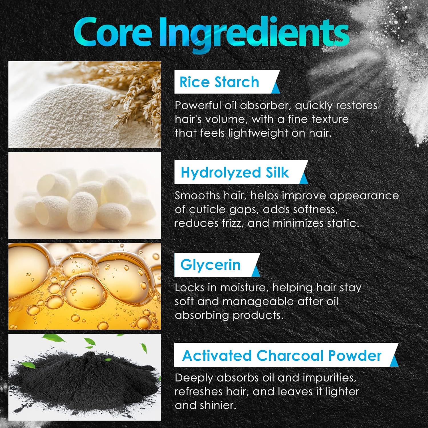Detalle de Volumen Puder Haare – Haarpuder Männer 2 × 30 g, Textur & Halt mit mattem Finish