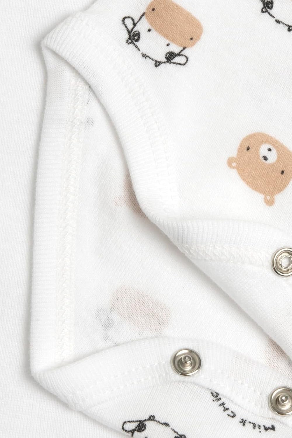 Detalle de Chicco Body senza manica con apertura a patello per neonato – cotone 100% (unisex, 0–24 mesi)