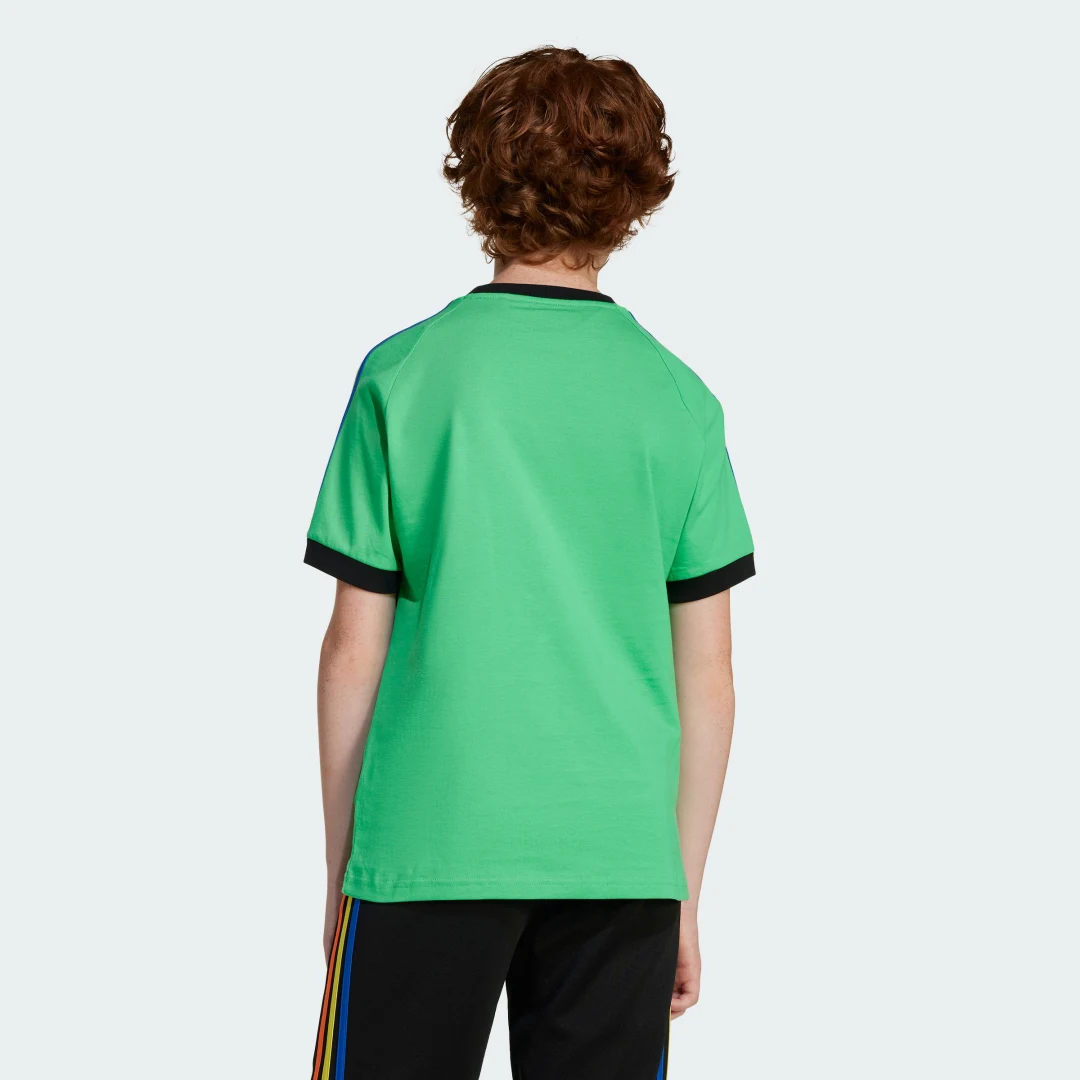 Detalle 2 de Camiseta 3 bandas Adidas – color Verde