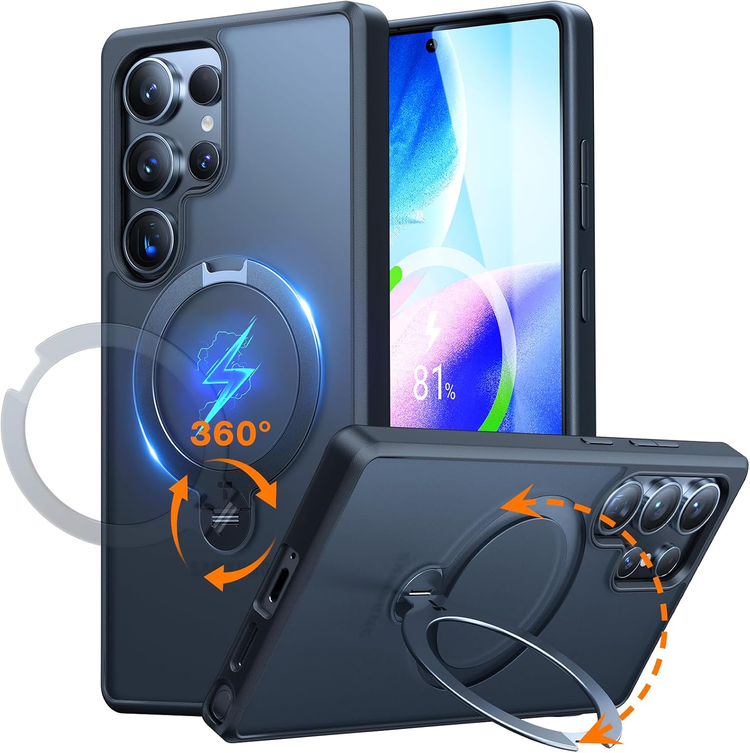 Detalle de TORRAS 360 Spin Magnetic Stand 6.9-inch Case