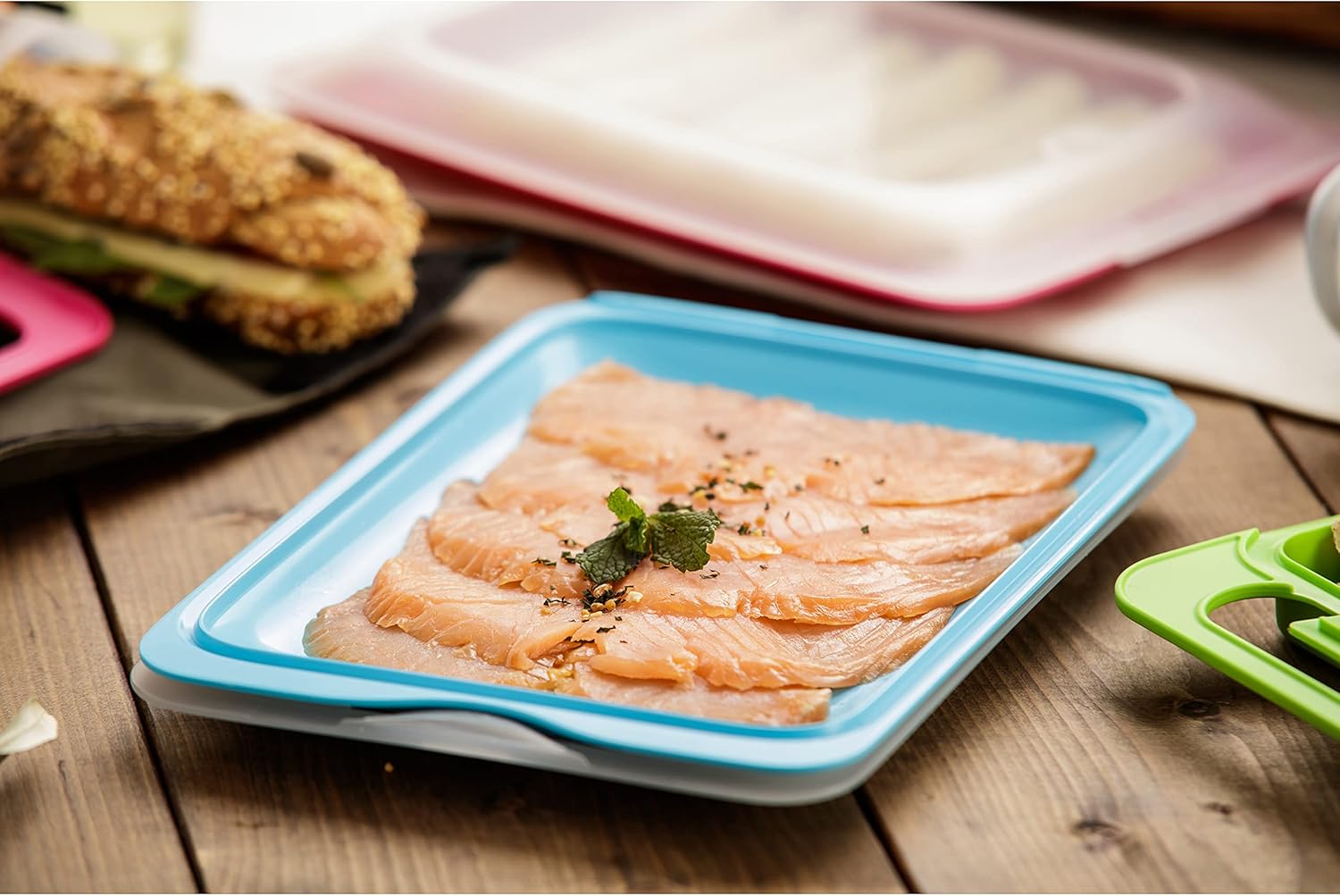 Detalle 1 de Tatay Set 4, Envases Reutilizables para Embutidos 🥪