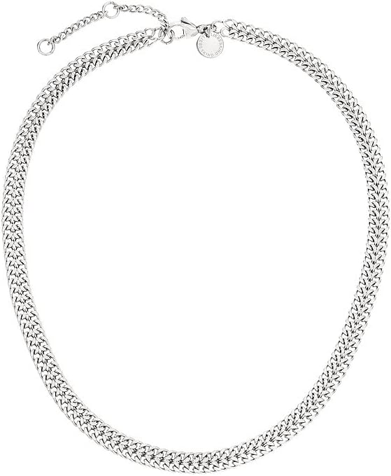 Thumbnail 1 de LIEBESKIND BERLIN Woven Damen Schmuck-Set: Geflochtene Kette, Armband, Ohrringe & Ring aus Edelstahl – Silber, Gold, Roségold & Schwarz