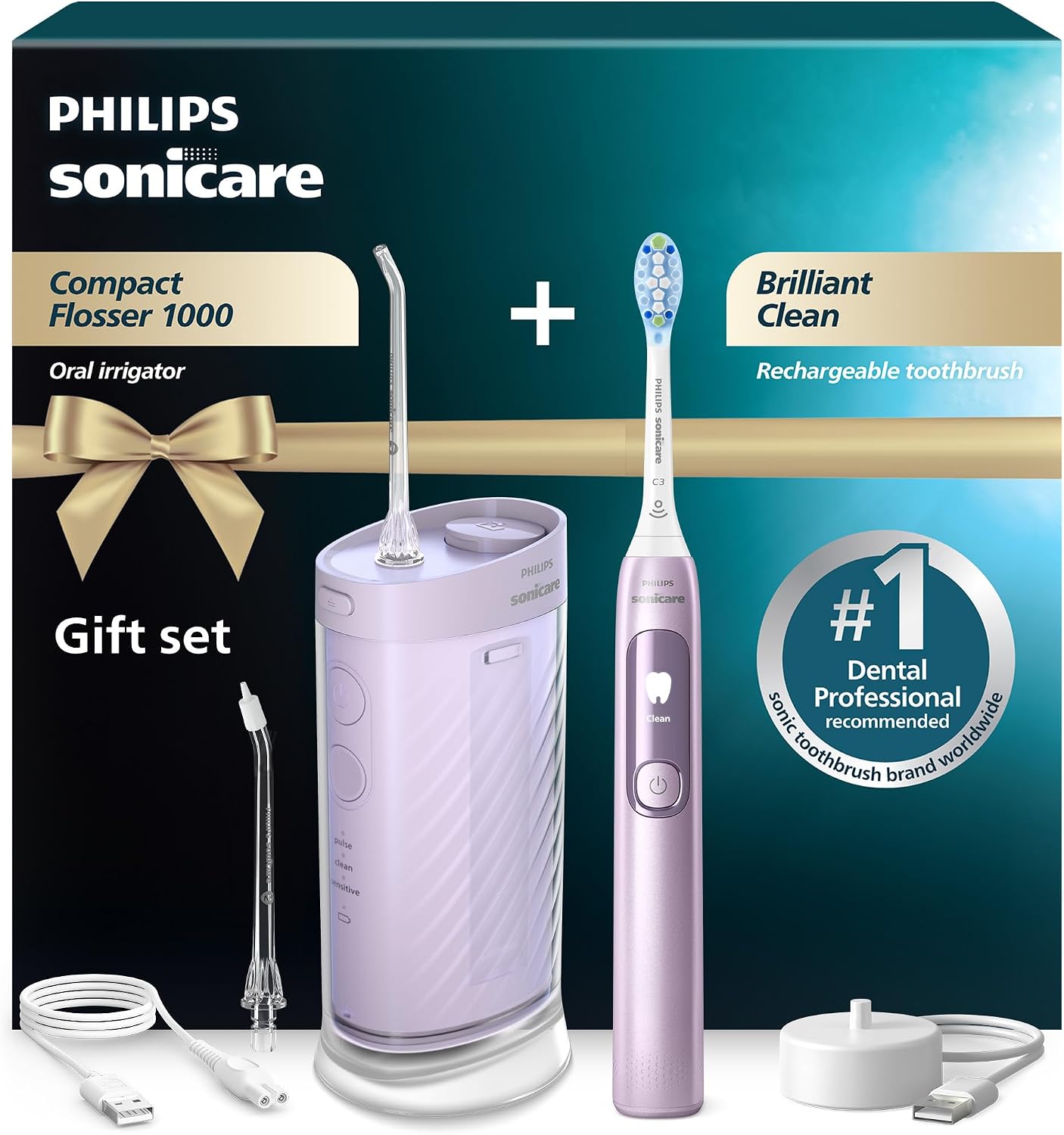 Detalle de Philips Sonicare oral care gift set BD5002GN