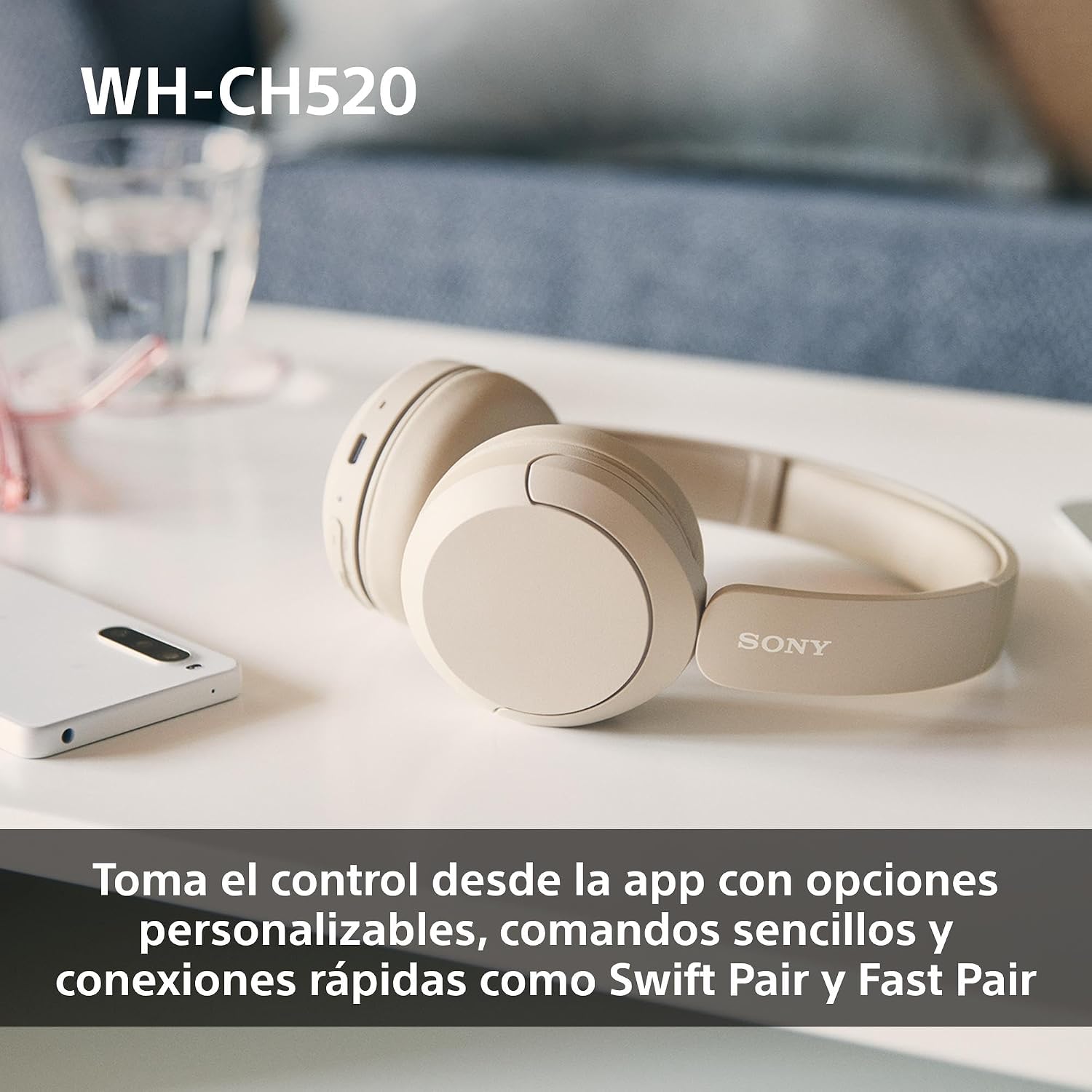 Thumbnail 6 de SONY WH-CH520 Auriculares inalámbricos Bluetooth, Rosa