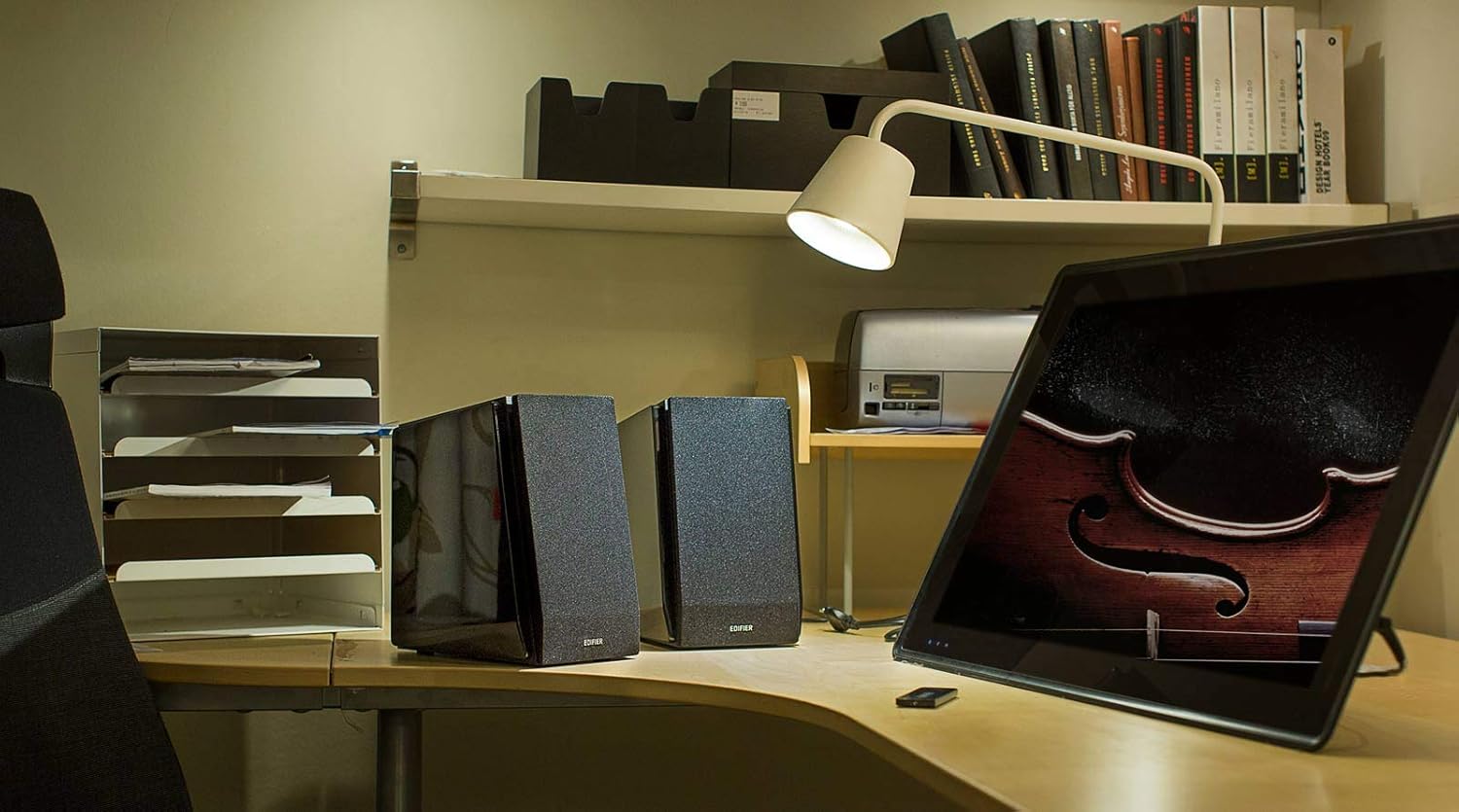 Thumbnail 6 de Edifier R1850DB : enceintes de bibliothèque 2.0 actives Bluetooth avec ampli et sortie subwoofer