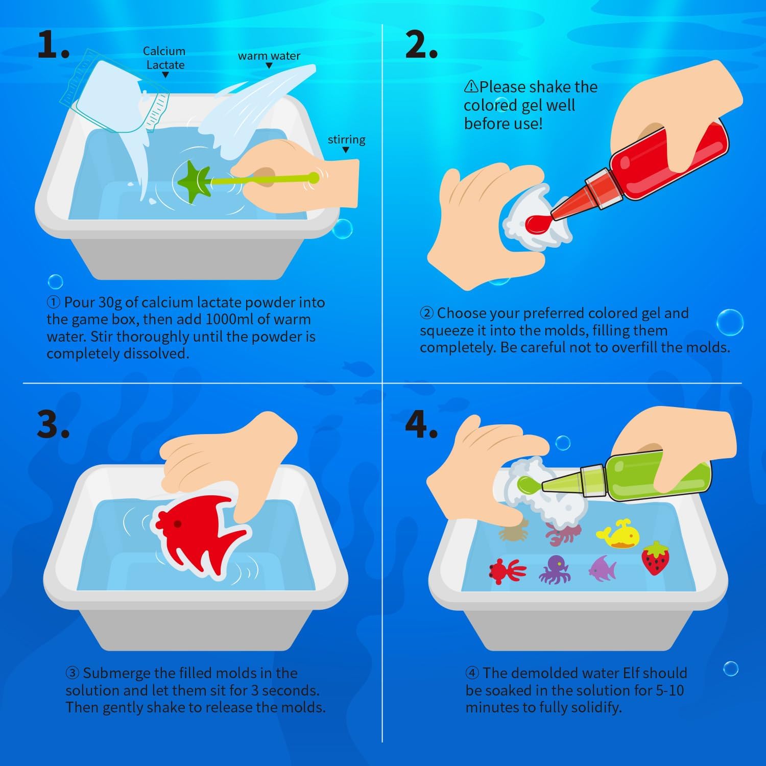 Thumbnail 3 de Magic Water Toy Elf Kit: Aqua Fairy Water Gel Craft for Kids