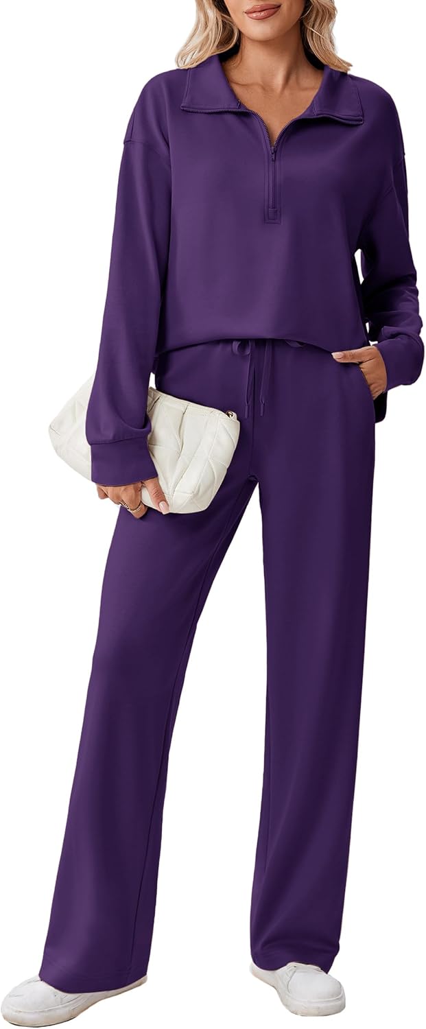Detalle de PINSPARK Women's Two-Piece Set Air Layer Fabric