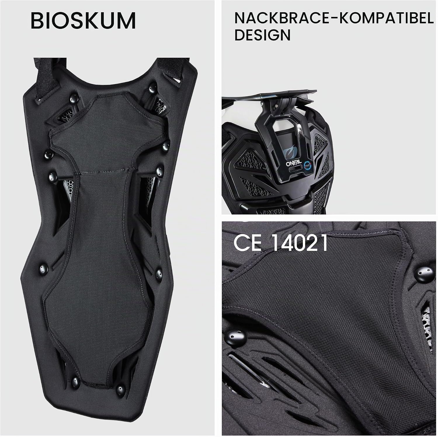Thumbnail 3 de O'NEAL Split Chest Protector Lite V.22 – bröstskydd i plast med bio-skum