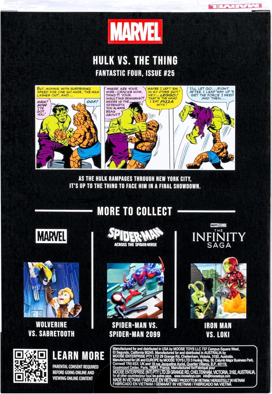 Detalle de FANDROP MV05 – Hulk VS. The Thing Marvel displayable diorama & scene marker (5 to collect, Wave 2)