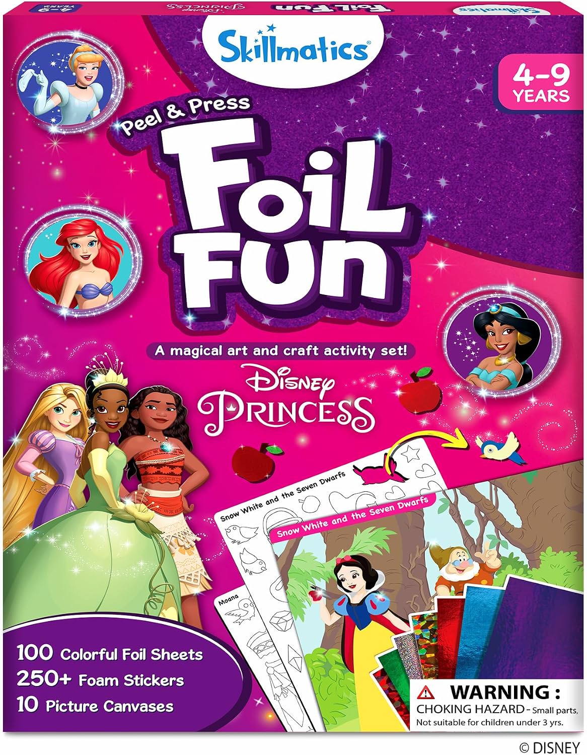 Detalle de Skillmatics Foil Fun Disney Princess 10 kits