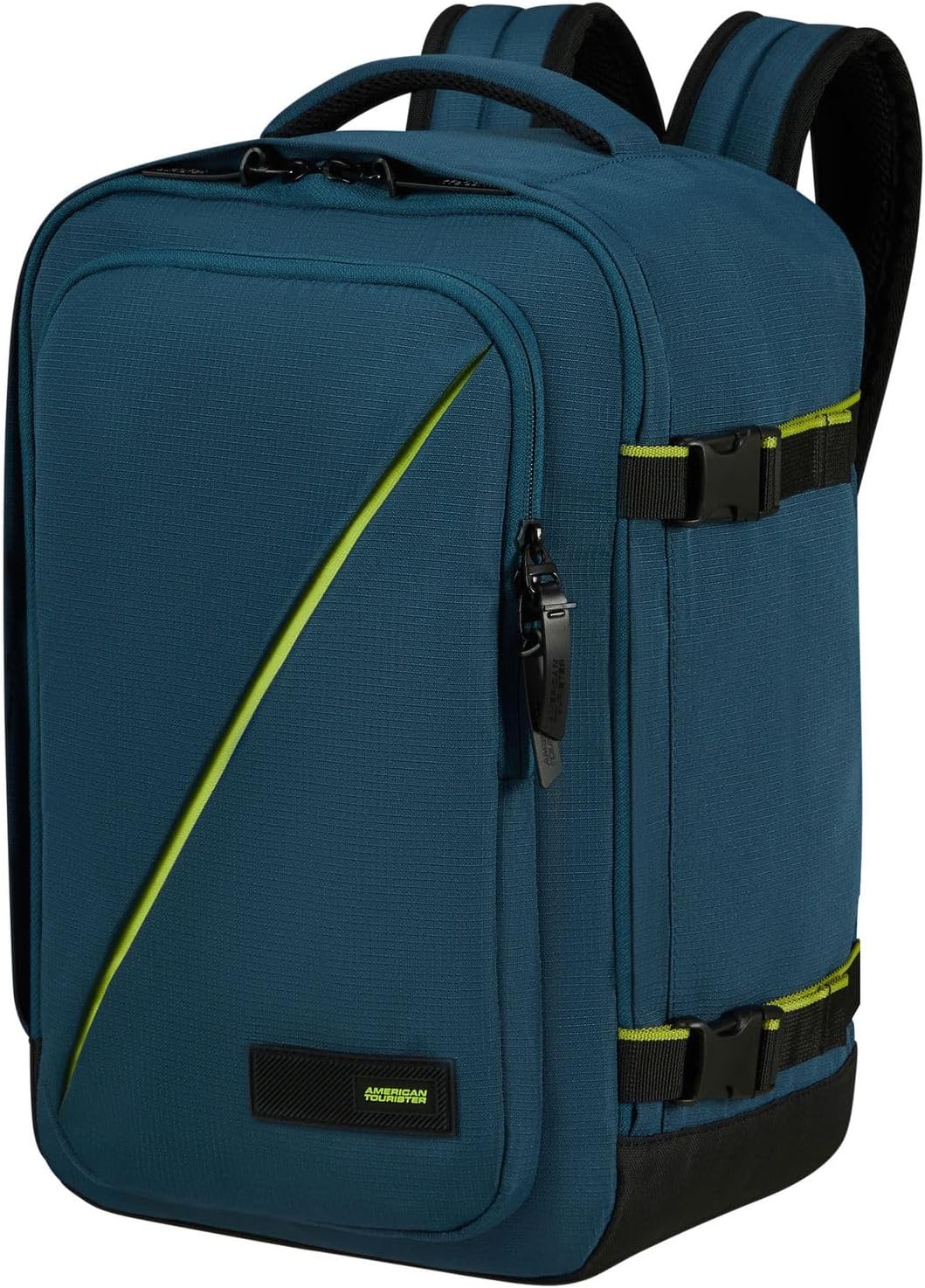 Detalle de American Tourister Take2Cabin borsa da cabina Ryanair S Underseat 25 x 20 x 40 cm, 24 L, Blu (Harbor Blue)