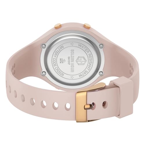 Thumbnail 1 de GOLDEN HOUR Digital Ladies Watch – 5ATM, Rose Gold with Luminous Display and Chronograph