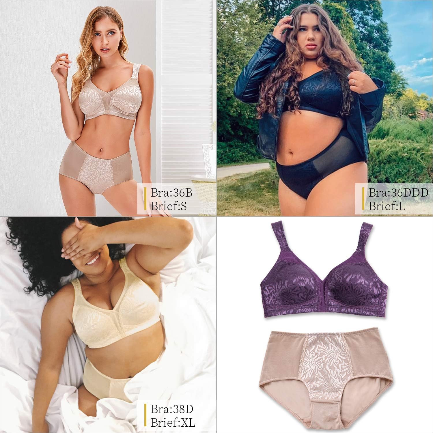 Thumbnail 5 de Wingslove Women's Full Coverage Minimizer Bra
