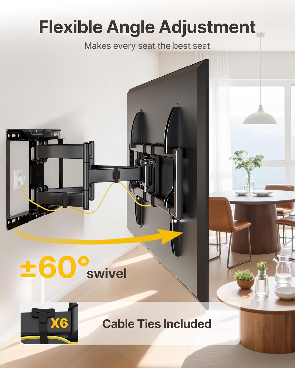 Thumbnail 6 de monTEK Heavy Duty TV Wall Bracket 75kg