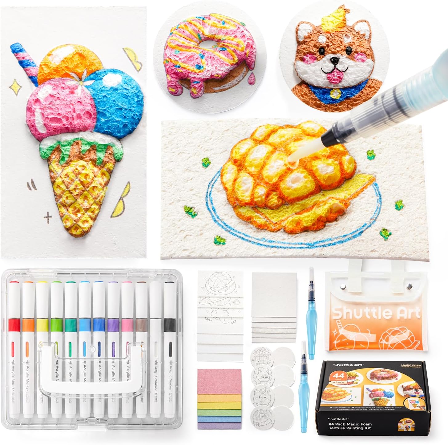 Detalle de Shuttle Art Magic 3D texture kit 44 pcs
