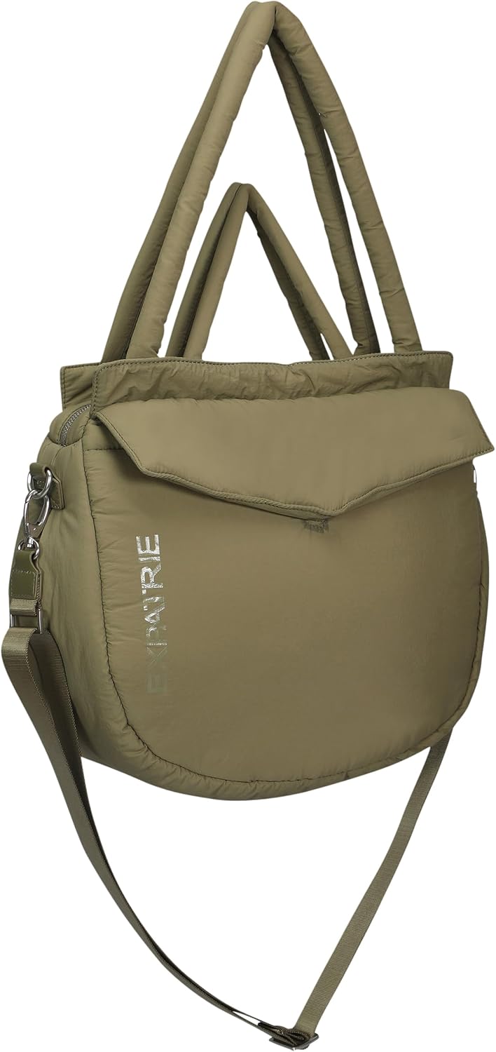 Thumbnail 2 de Expatrié Shopper Tasche Damen „Poppy“ – Puffer Bag aus Nylon mit Reißverschluss und Crossbody-Gurt