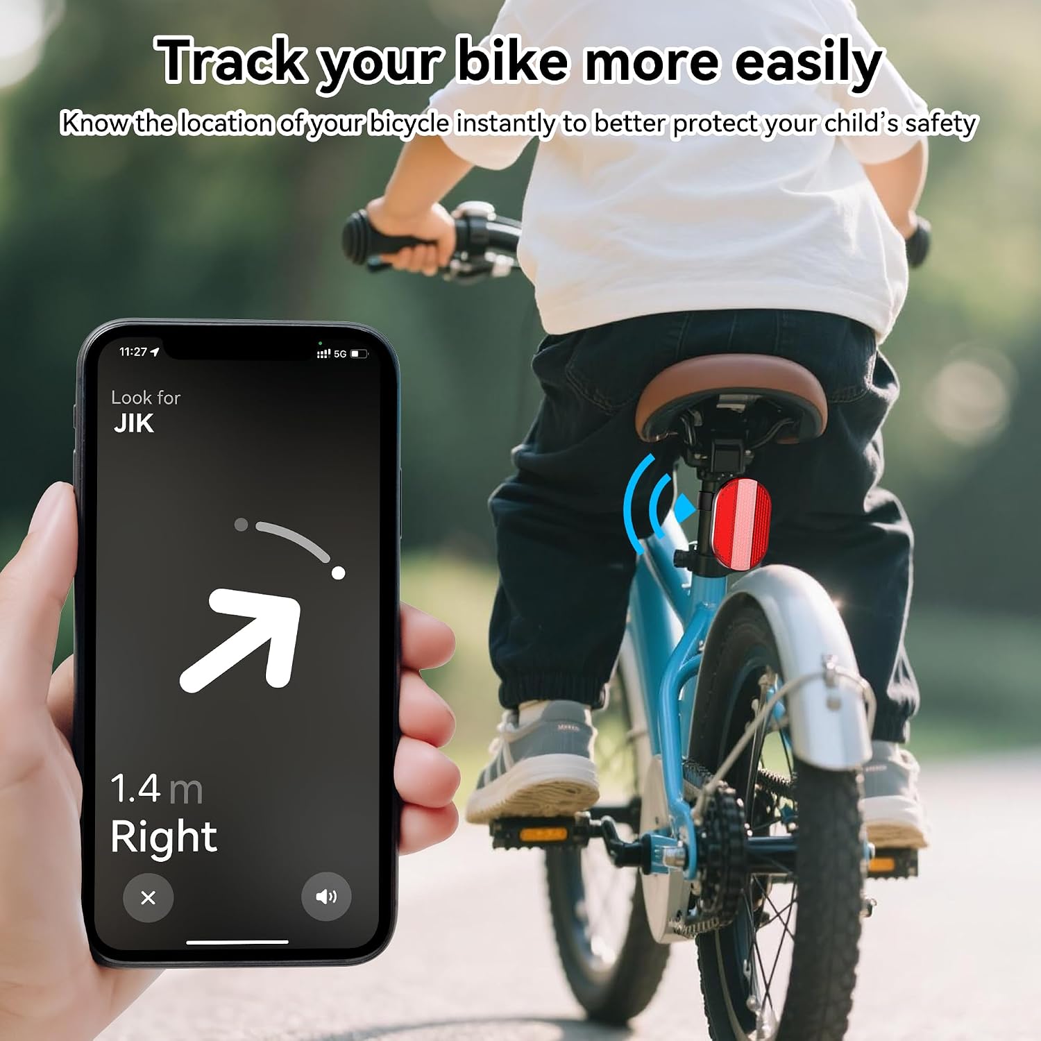 Thumbnail 6 de DDJ DDJ-QT-SX/AT-WD-002 fietshouder voor AirTag, Moto Tag en SmartTag 2