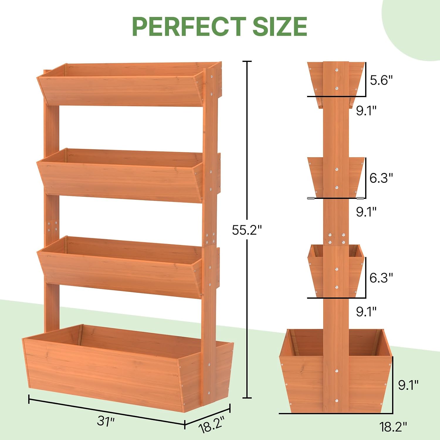 Thumbnail 6 de Suteck 4-Tier Raised Garden Bed