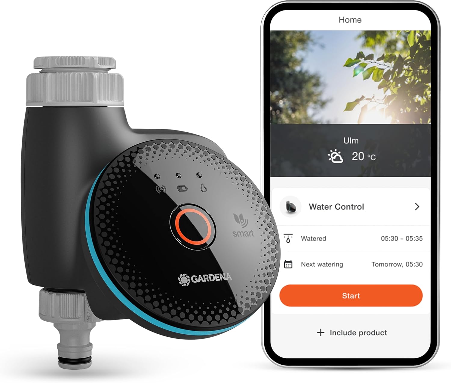 Thumbnail 6 de GARDENA smart Water Control Bewässerungssteuerung (19033-20) – datengesteuerte Automatisierung mit Frostwarnung