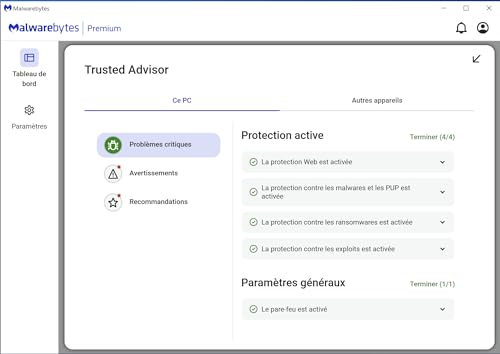 Thumbnail 9 de Malwarebytes Premium + Privacy VPN — Protection multi-plateforme pour 4 appareils (12 mois) avec code d’activation par email