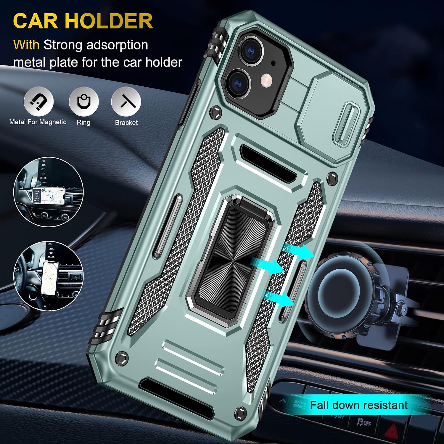Thumbnail 3 de Jshru iPhone 11 Case Alpine Green