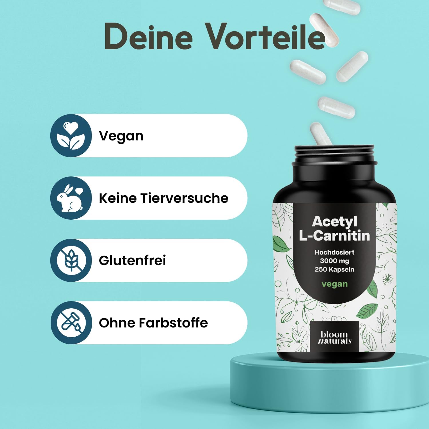 Thumbnail 3 de Acetyl-L-Carnitin 500 mg Kapseln