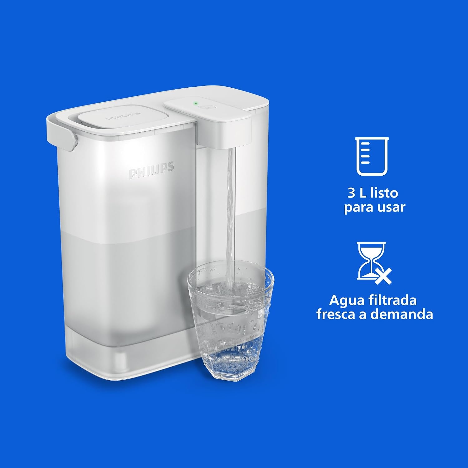 Detalle 2 de Philips Water Filtro repuesto Instant pack de 3 💧