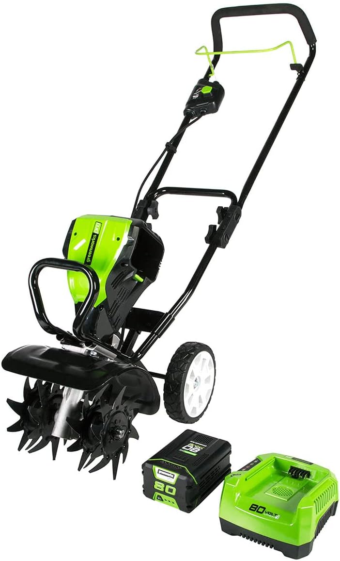 Detalle 2 de Greenworks Cordless Tiller Cultivator, 80V
