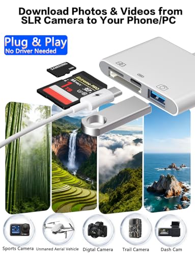 Thumbnail 6 de Bawanfa Plus 4in1 OTG Adapter, Flash Drive & TF/SD Card Reader for iPhone