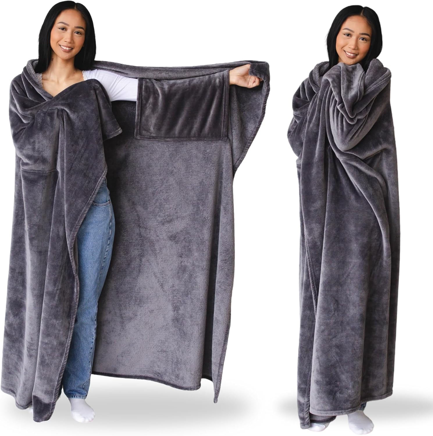 Detalle de Super Blanky Wearable Blanket 70" x 60" 🛋