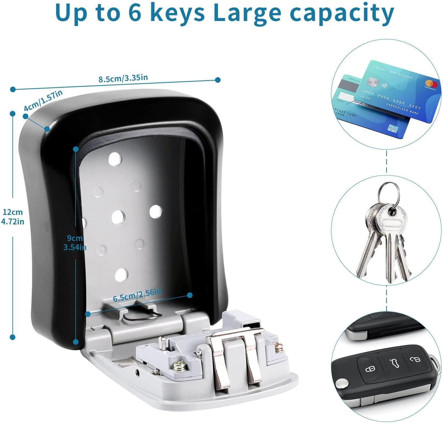 Thumbnail 3 de Mitoymia H001 Key Safe 4‑digit lock